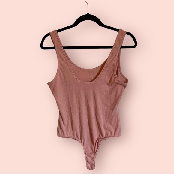 Mikey & Joey Pink Ribbed Body Suit - Picture 2 of 3